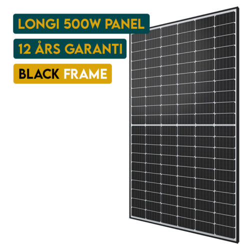 LONGi Hi-MO x6 525Wp Solcellepanel (Black Frame)